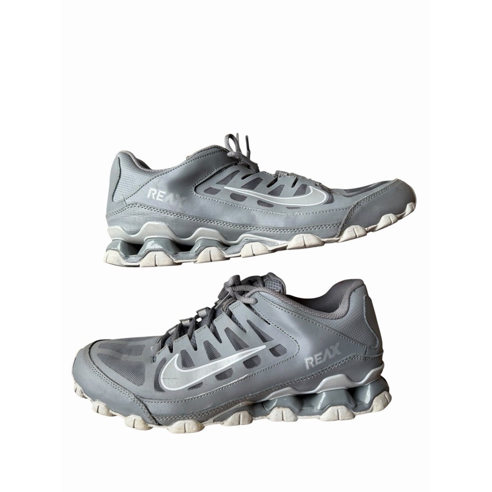 Nike Reax 8 TR Mens Training Shoes Cool Grey Metallic Silver 621716-010 10.5